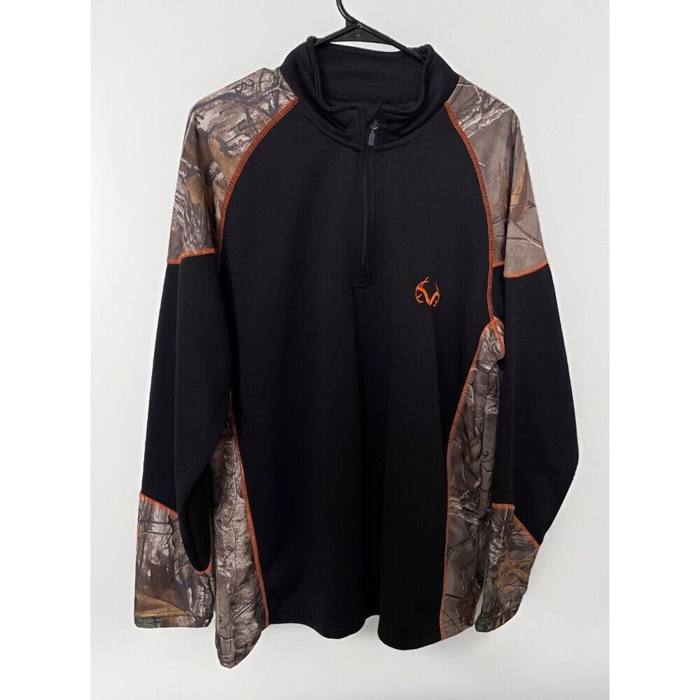 REALTREE By Mountainaire sleeve I/4 Zip Up Jacket Men Size XL NWOT